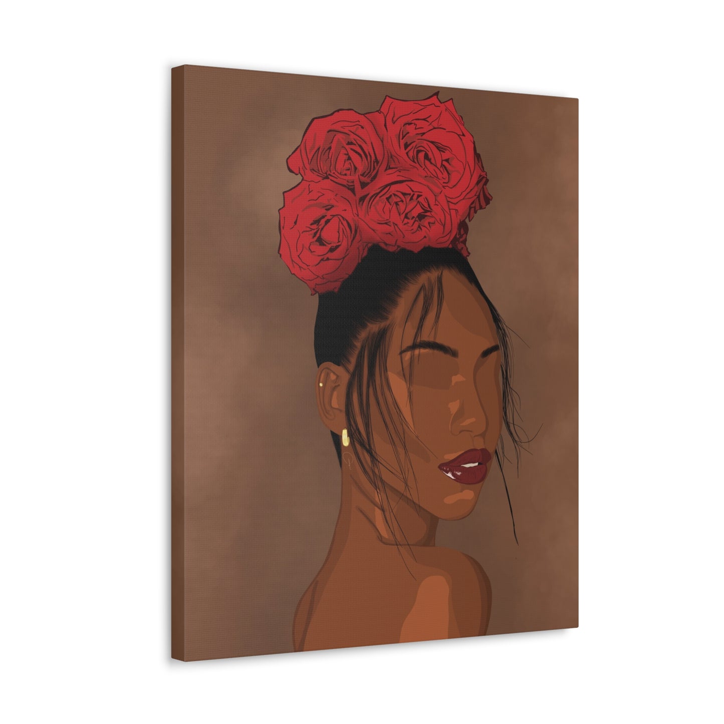 Rose In Harlem Canvas