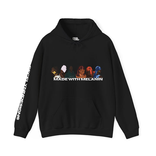 Made With Melanin Unisex Heavy Blend™ Hooded Sweatshirt