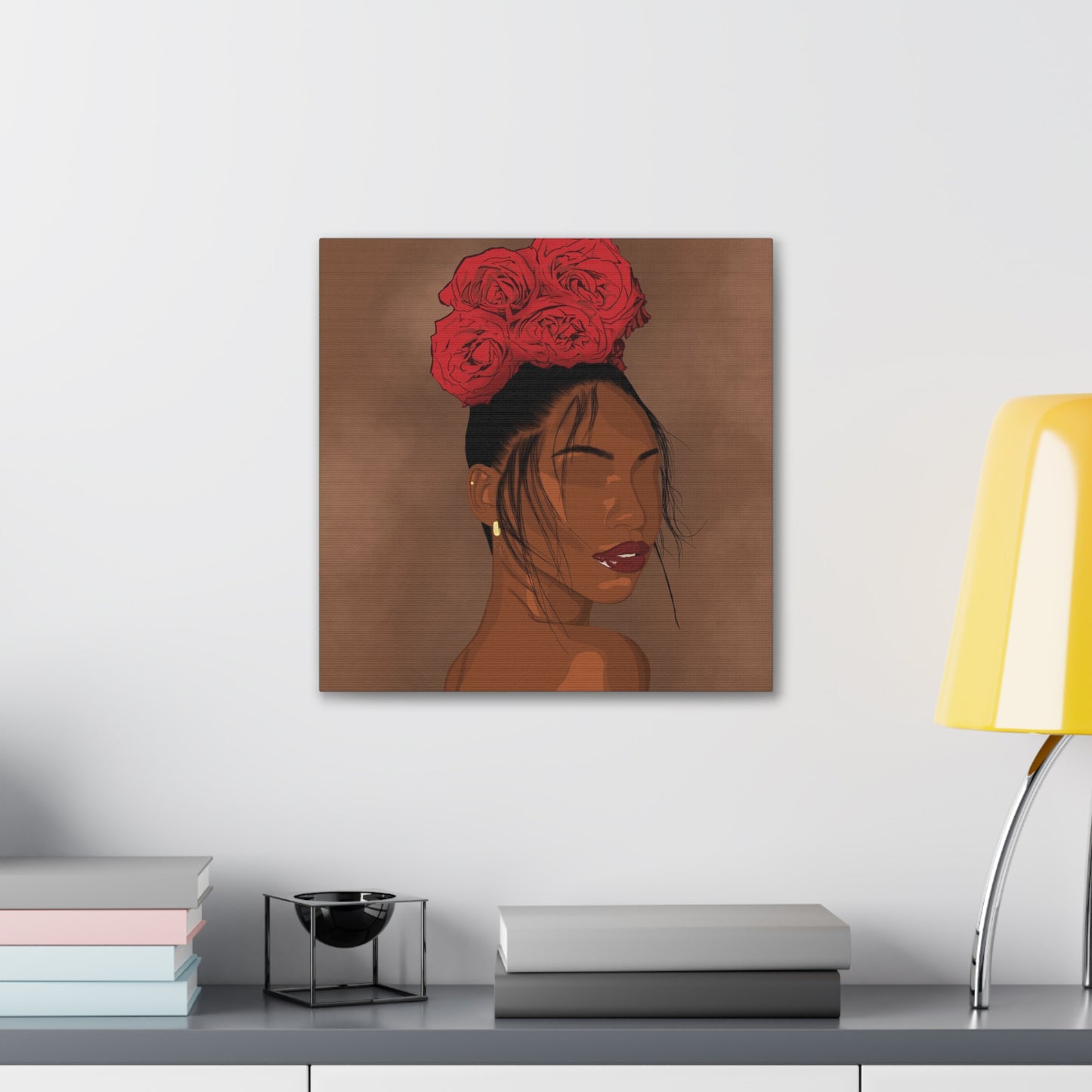 Rose In Harlem Canvas