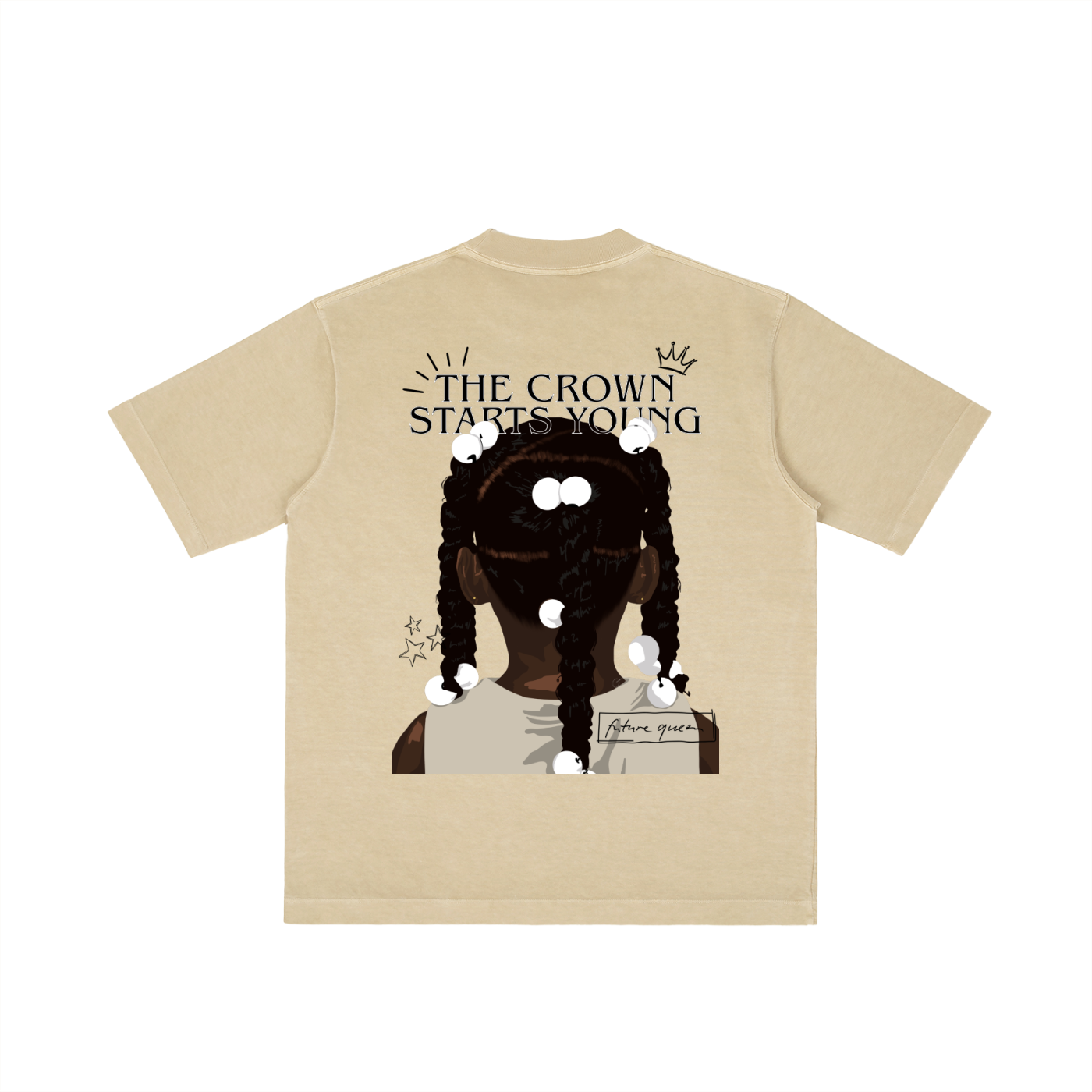Little Girl Drop Shoulder T-shirt (Mens)