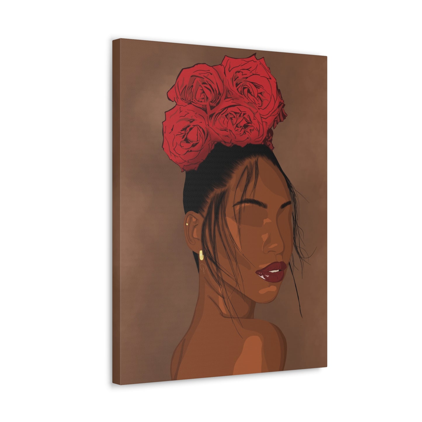 Rose In Harlem Canvas