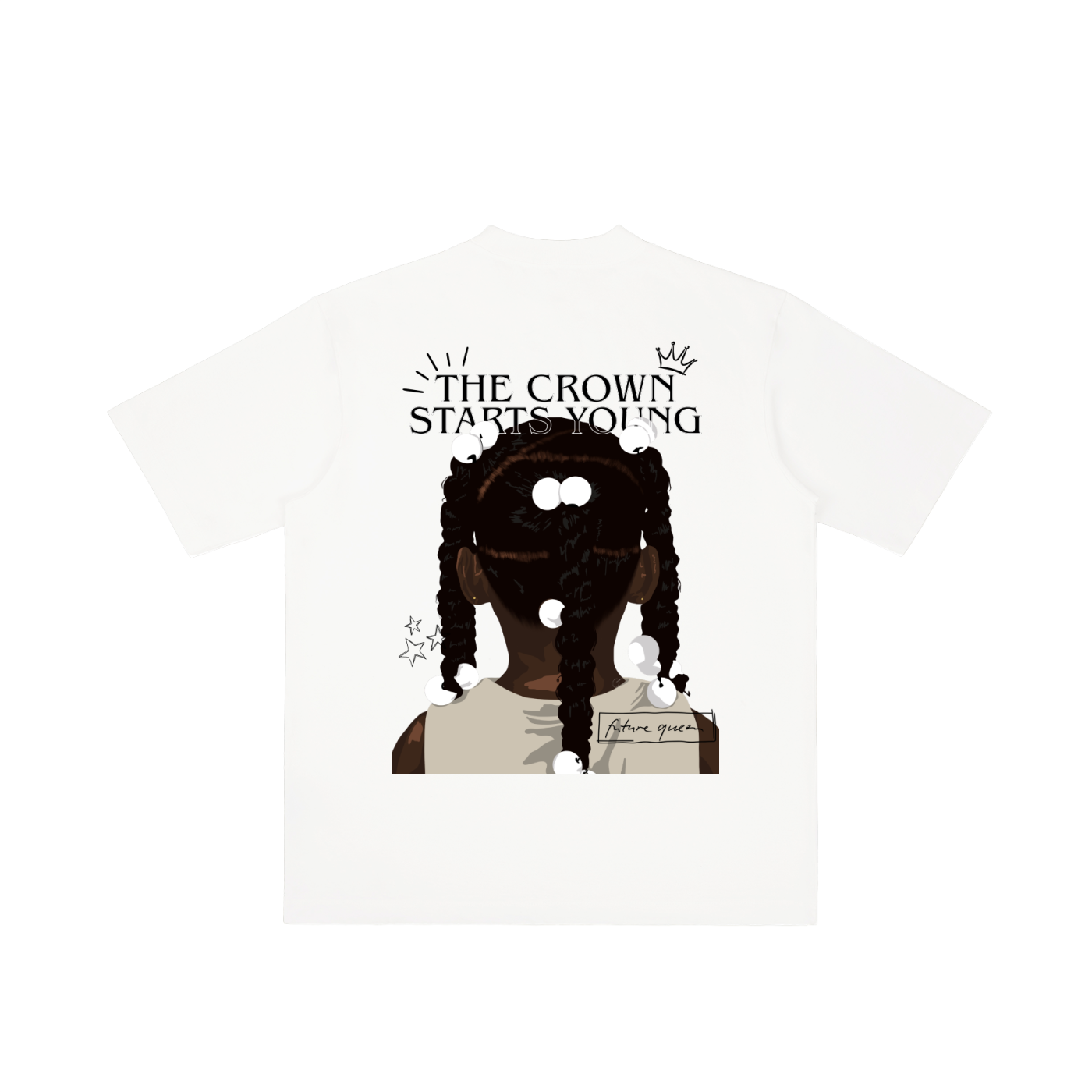 Little Girl Drop Shoulder T-shirt (Mens)