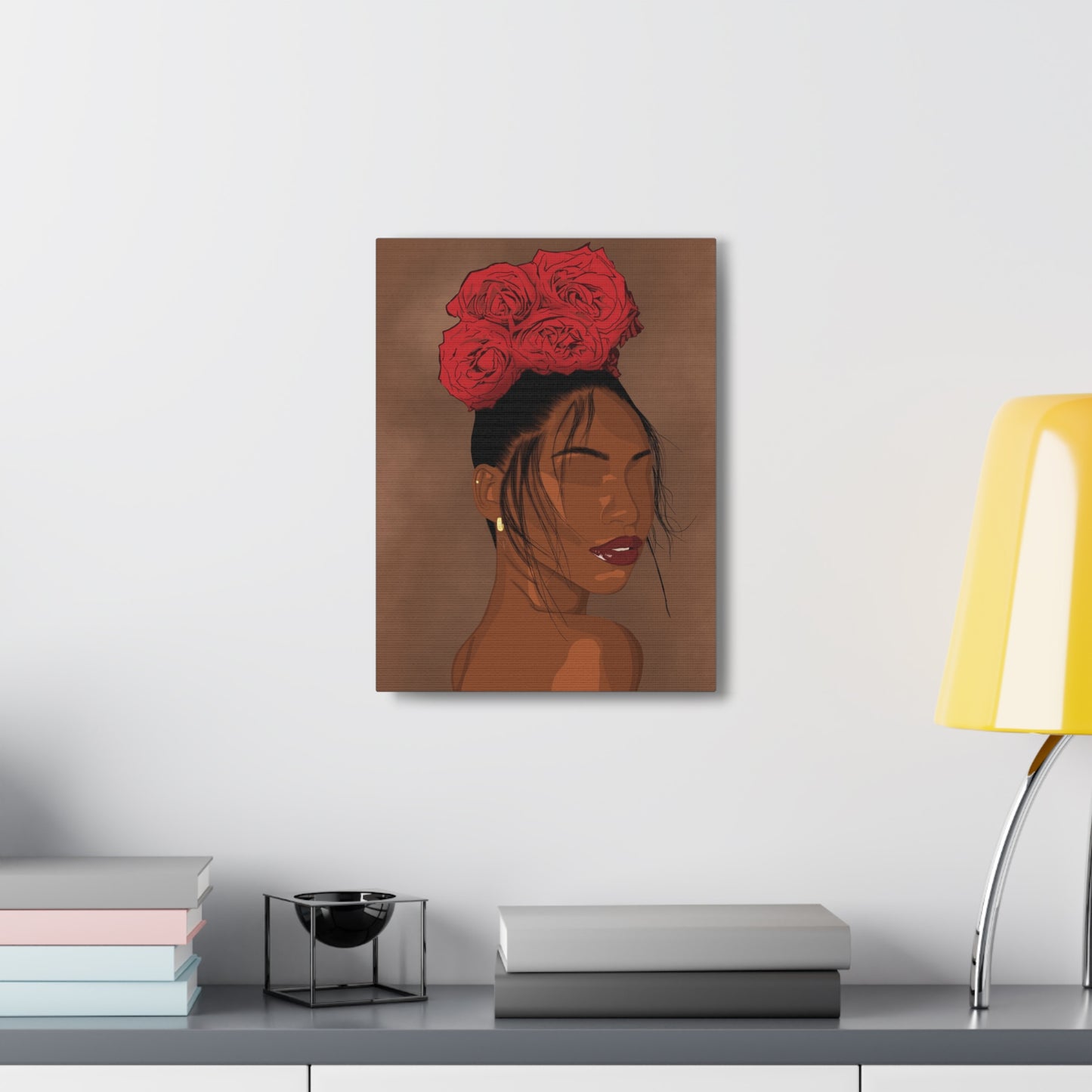 Rose In Harlem Canvas