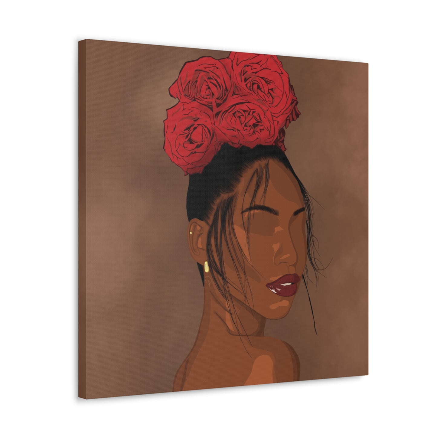 Rose In Harlem Canvas