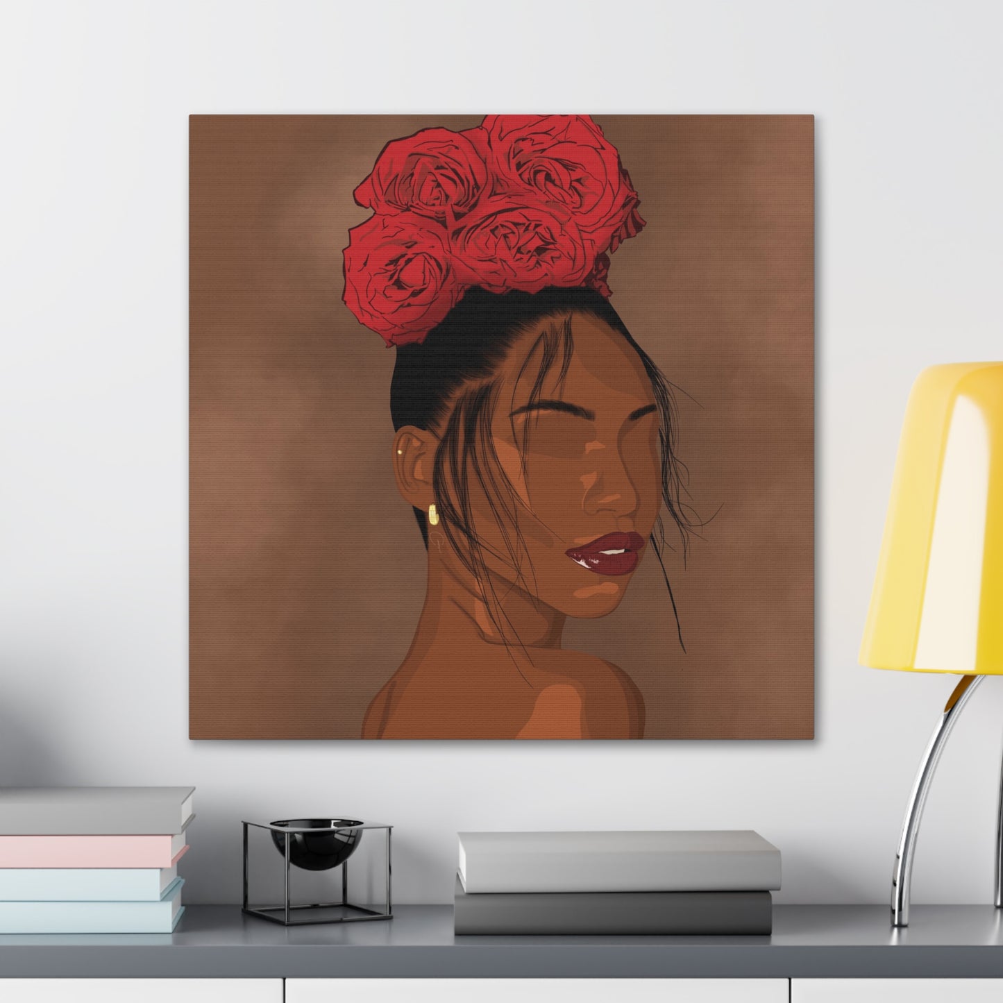 Rose In Harlem Canvas