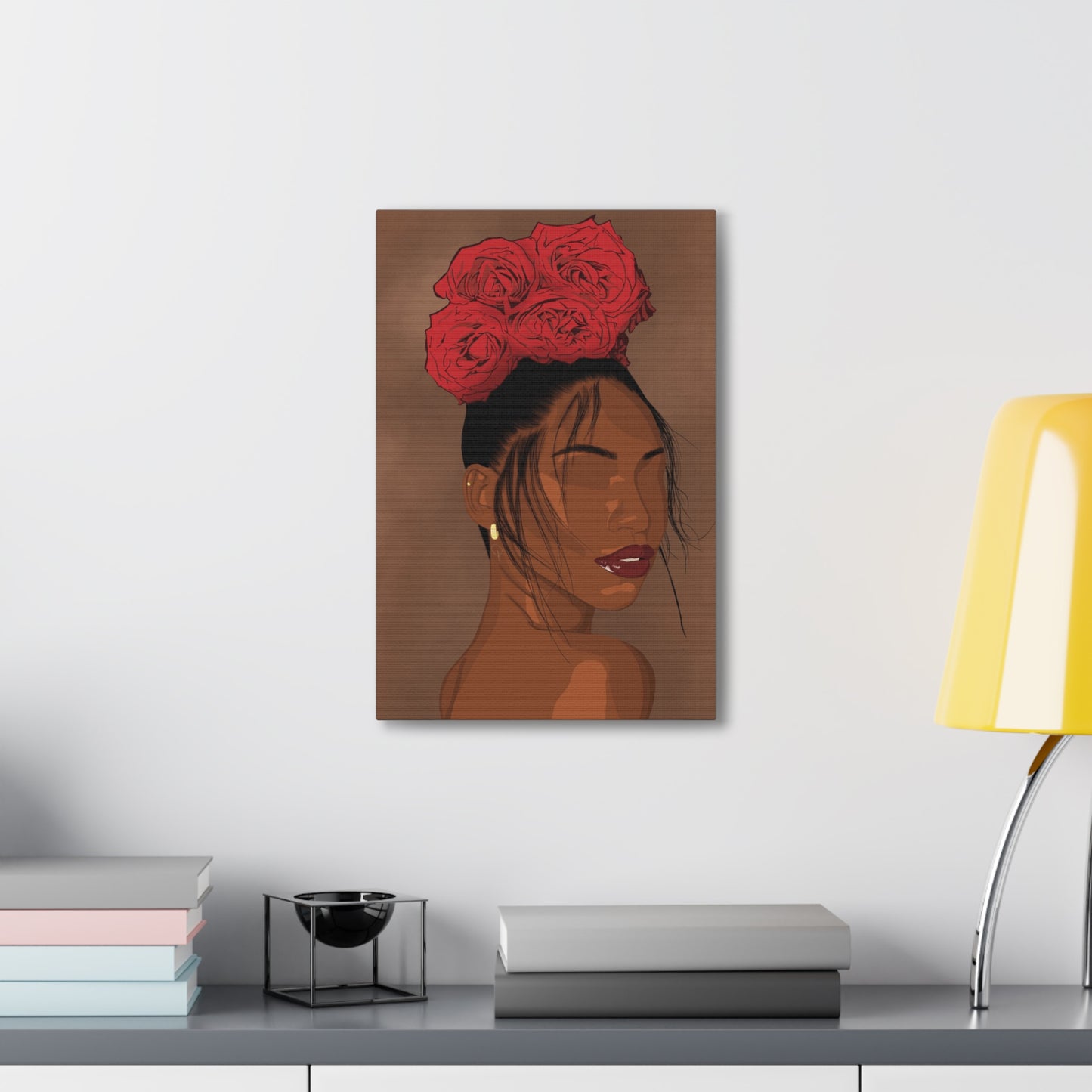 Rose In Harlem Canvas