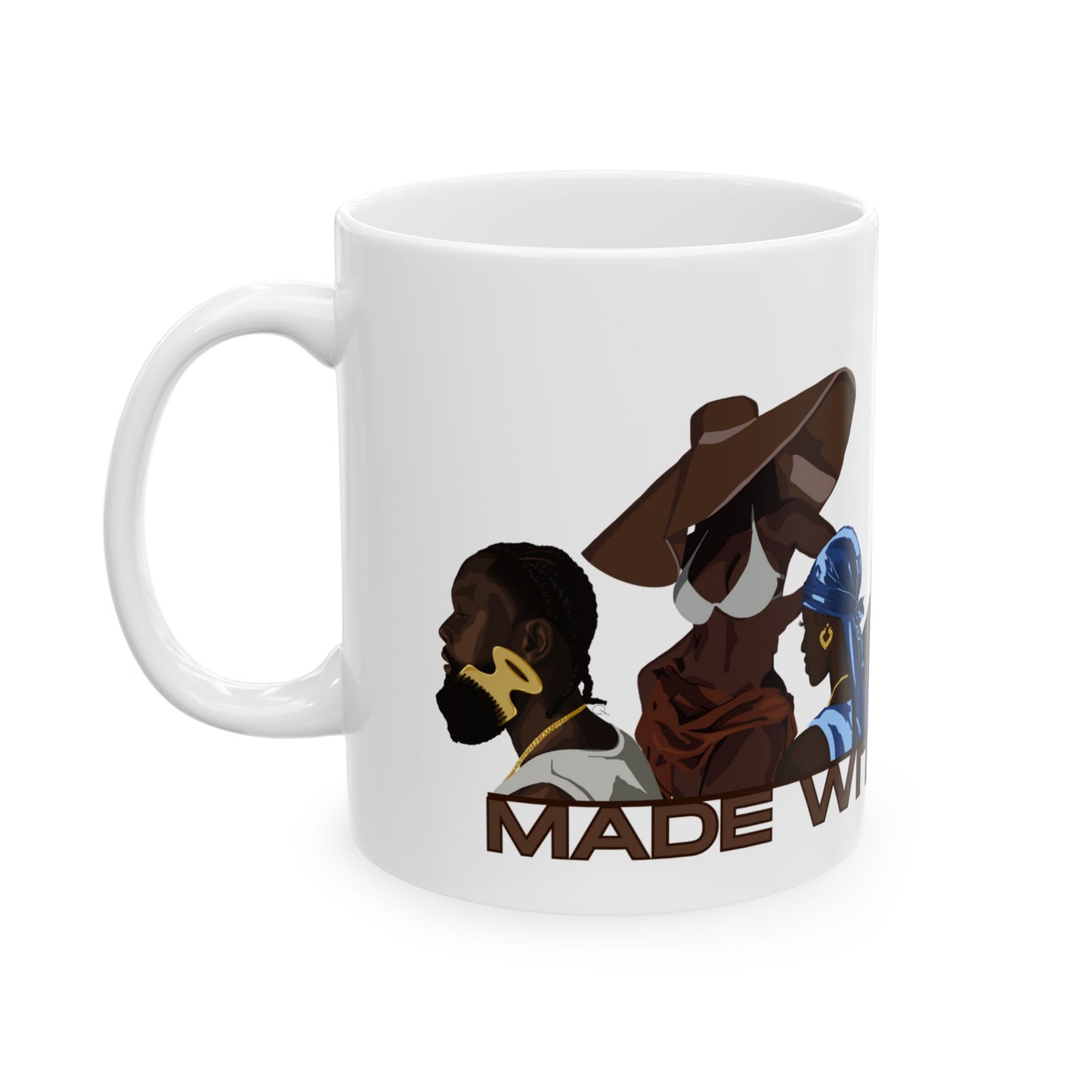 Made With Melanin Mug, (11oz, 15oz)