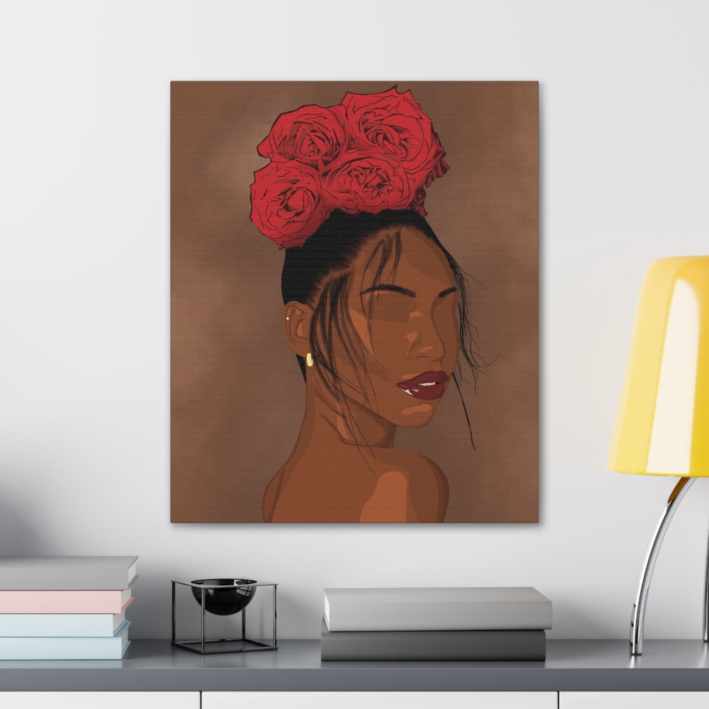 Rose In Harlem Canvas