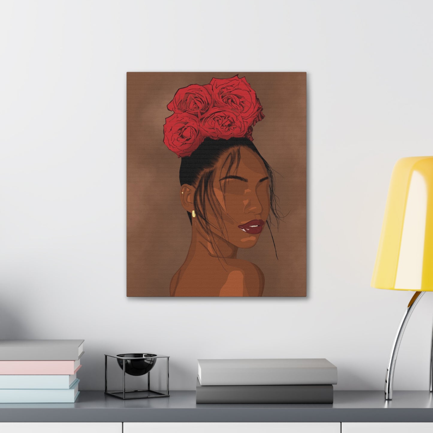 Rose In Harlem Canvas