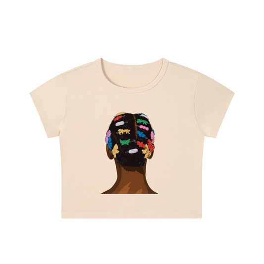 Barrettes Snow Washed Crop Top (Womens)