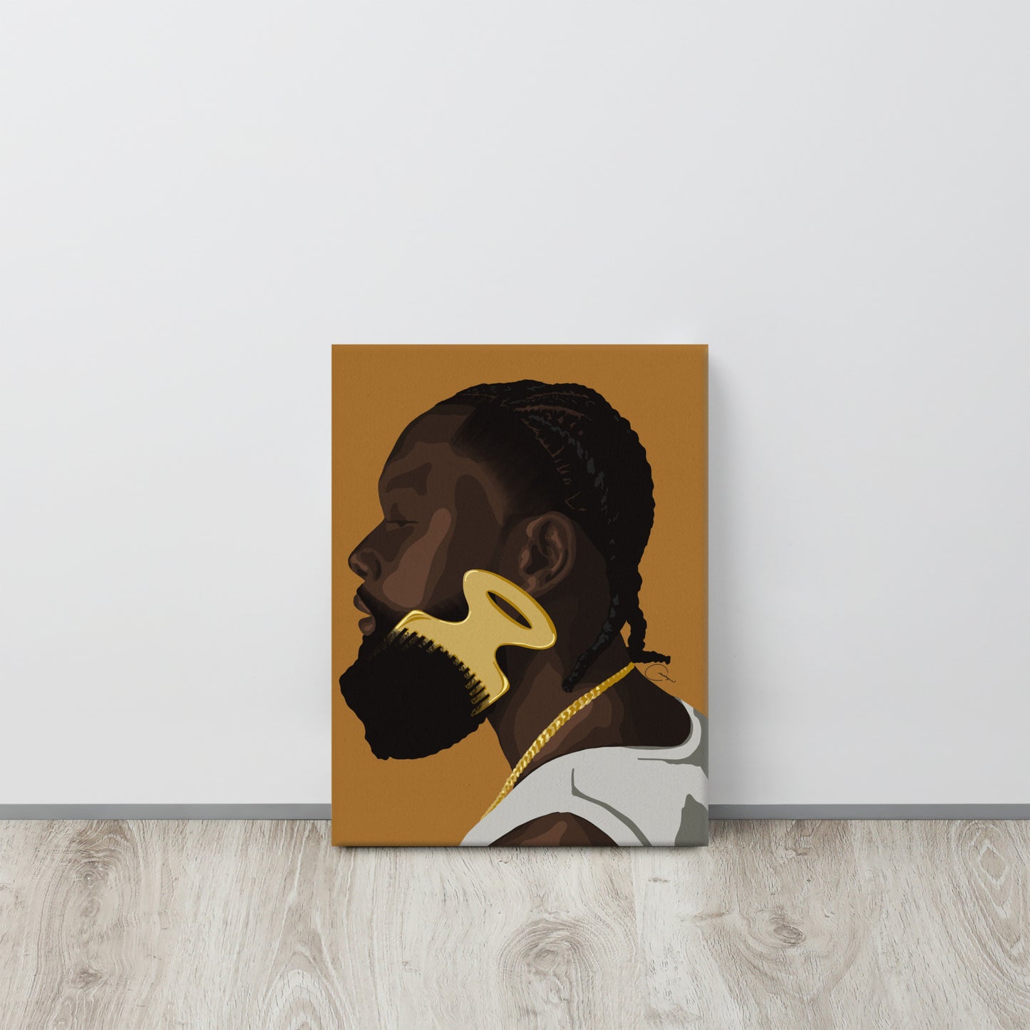 Beard Pick Canvas