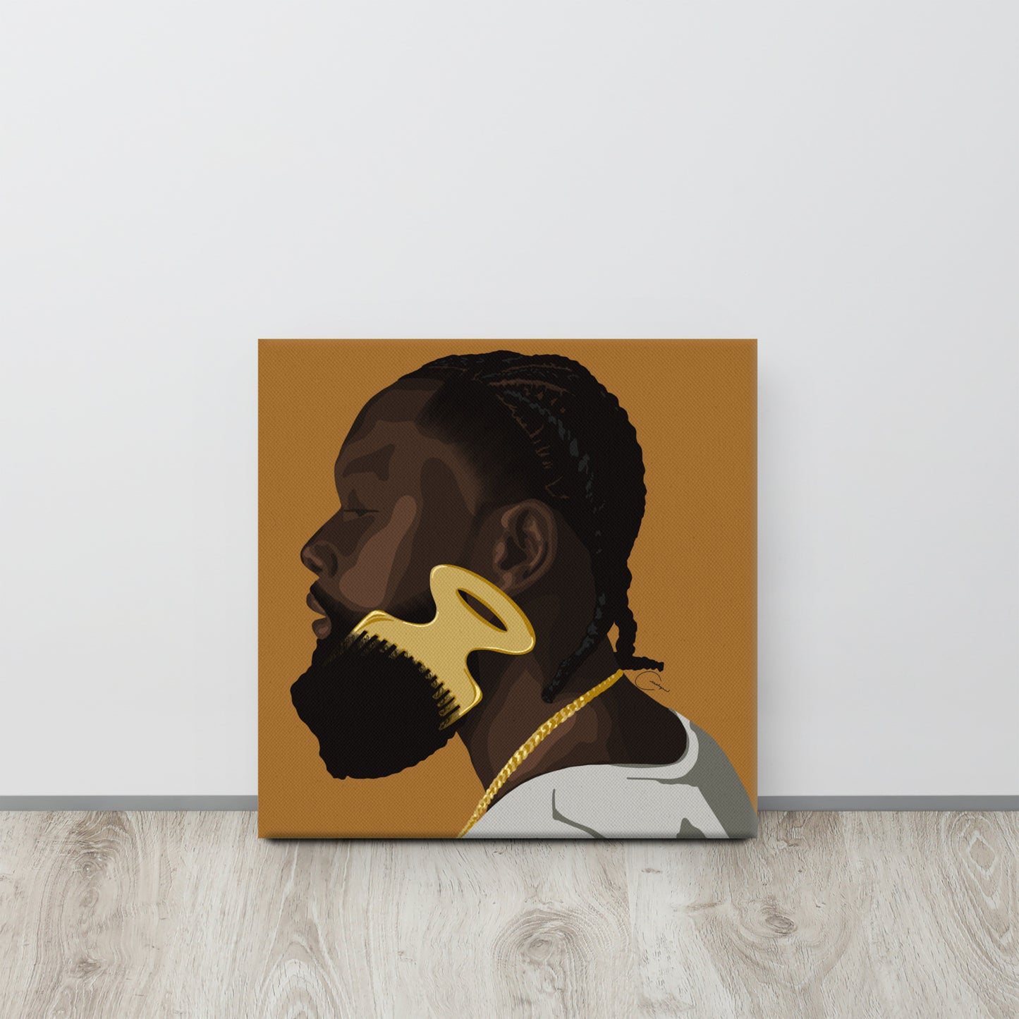 Beard Pick Canvas