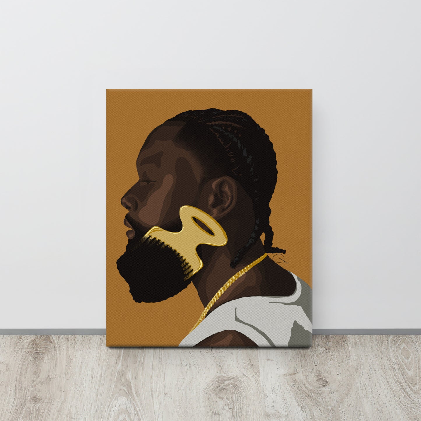 Beard Pick Canvas