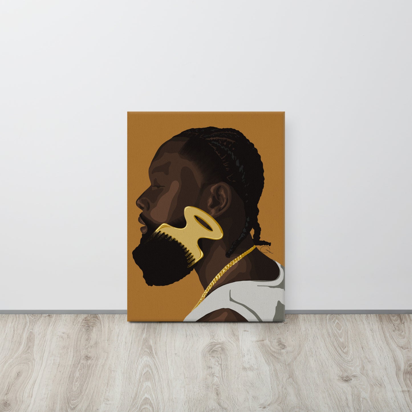 Beard Pick Canvas