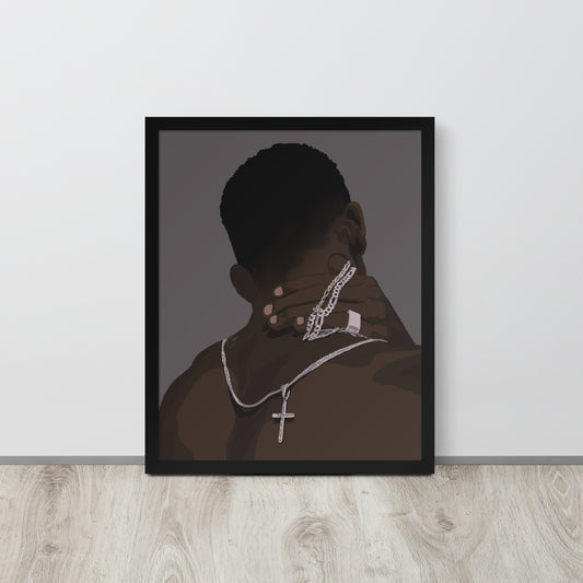 God's Got Me Framed Print