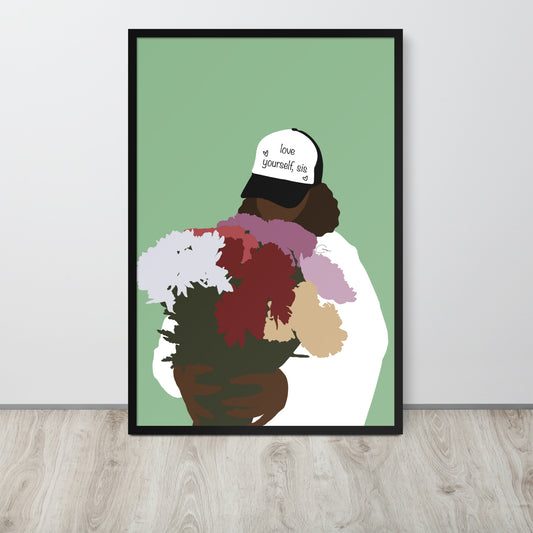 Love Yourself Sis Framed Print
