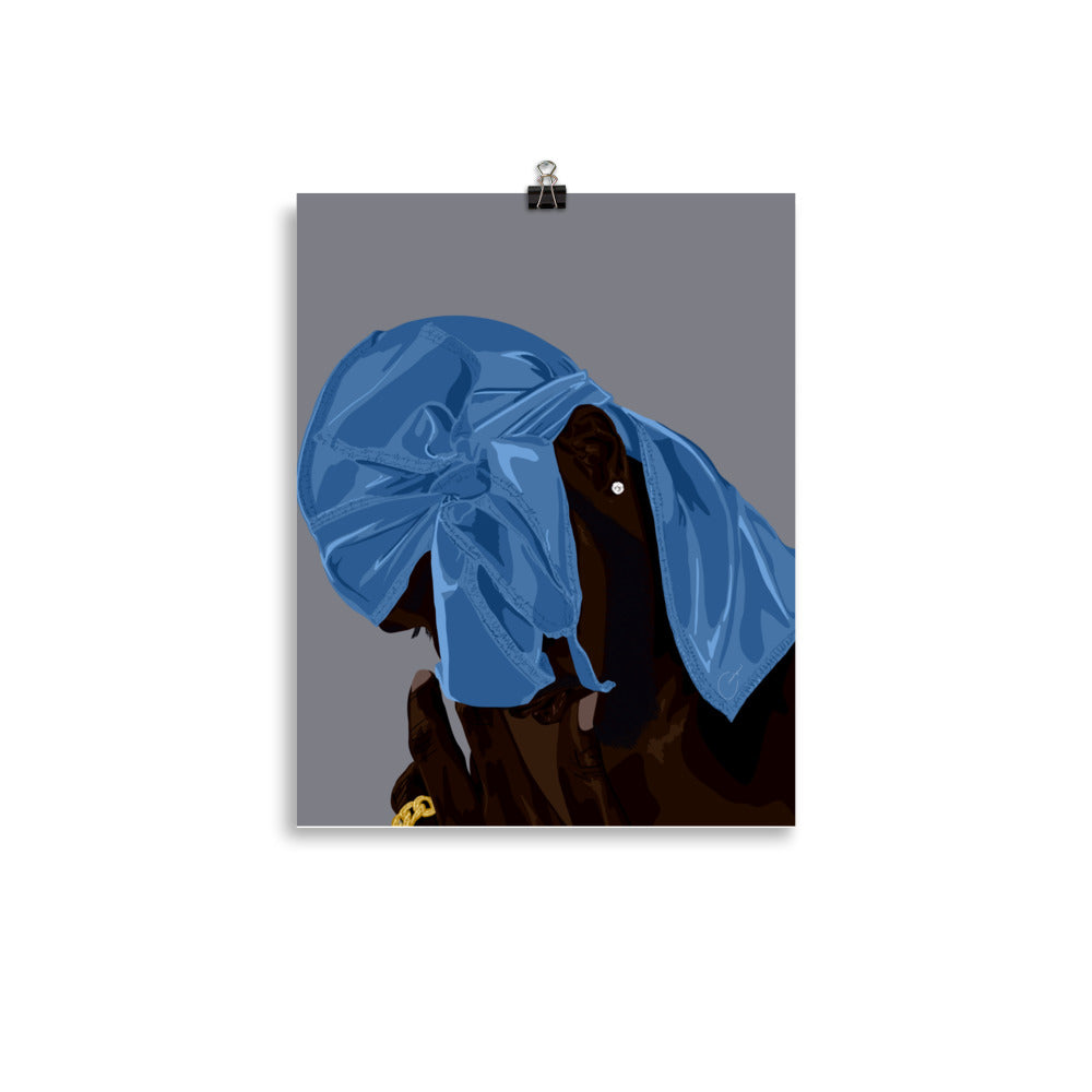 Durag (Blue) Print