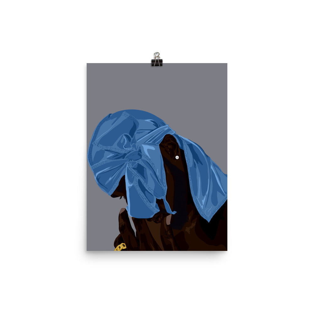 Durag (Blue) Print