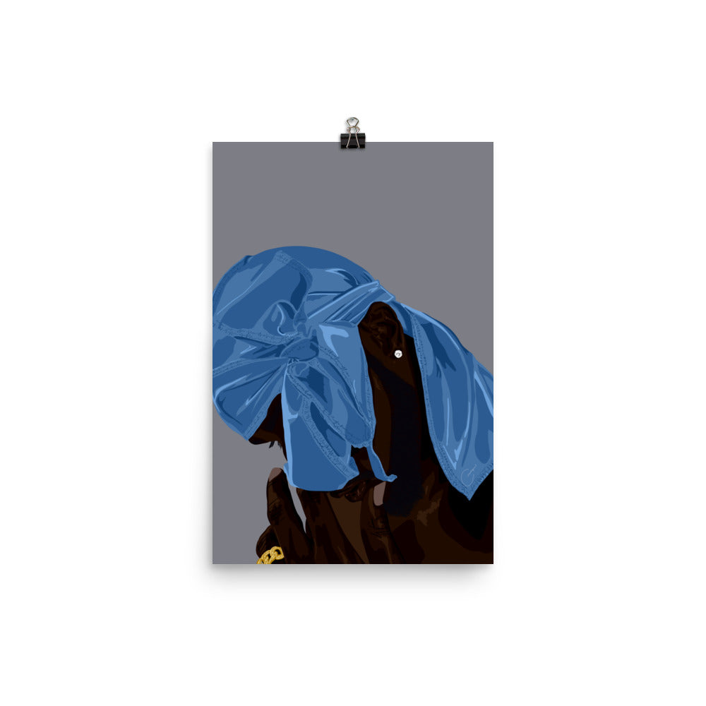 Durag (Blue) Print