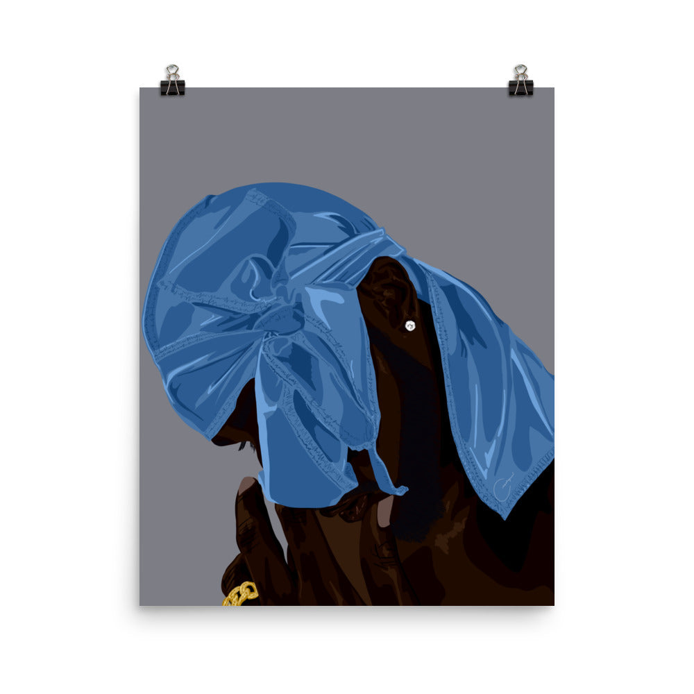 Durag (Blue) Print