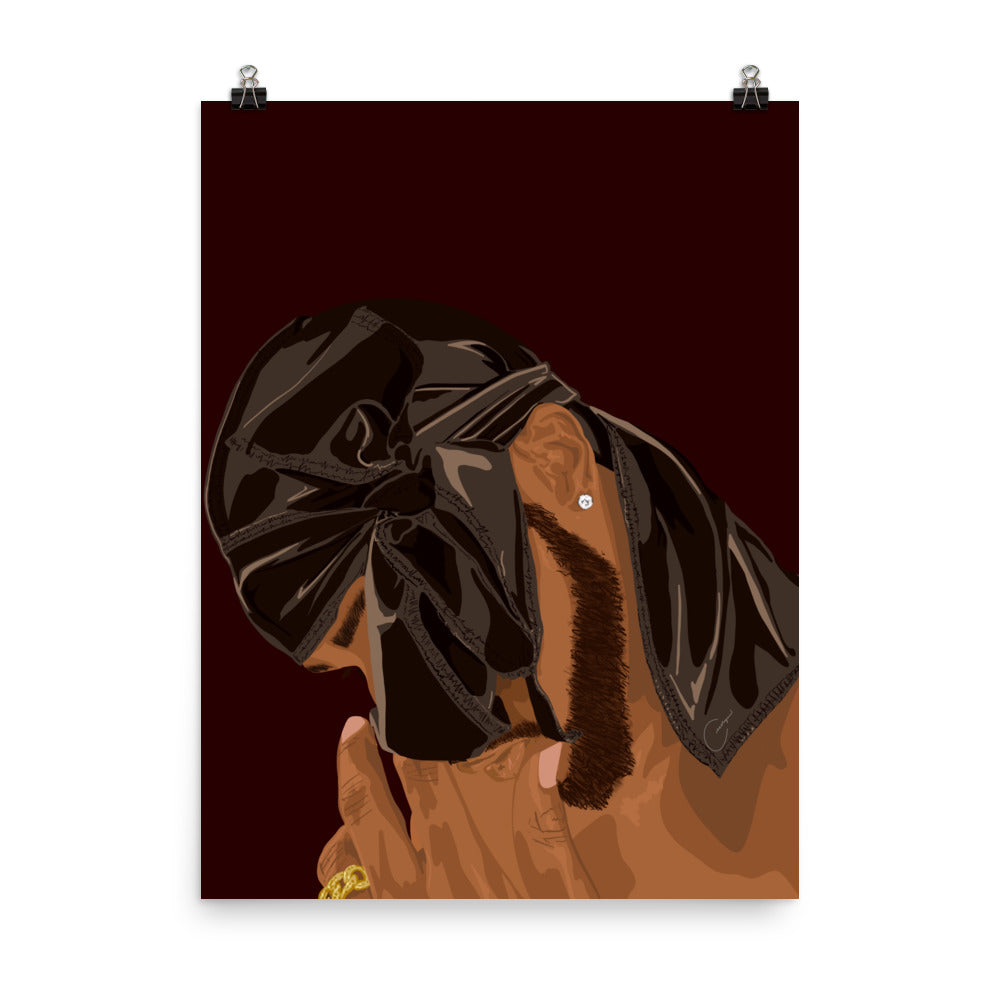 Durag (Black) Print