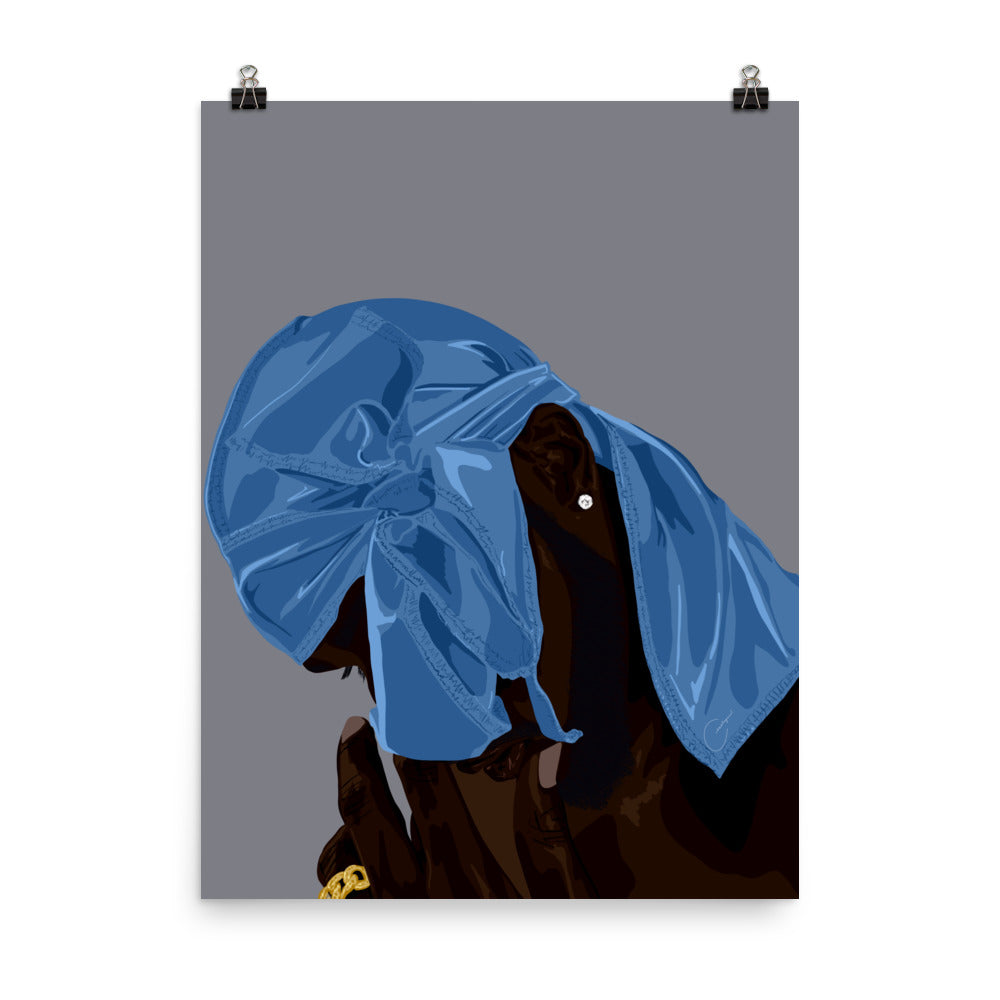 Durag (Blue) Print