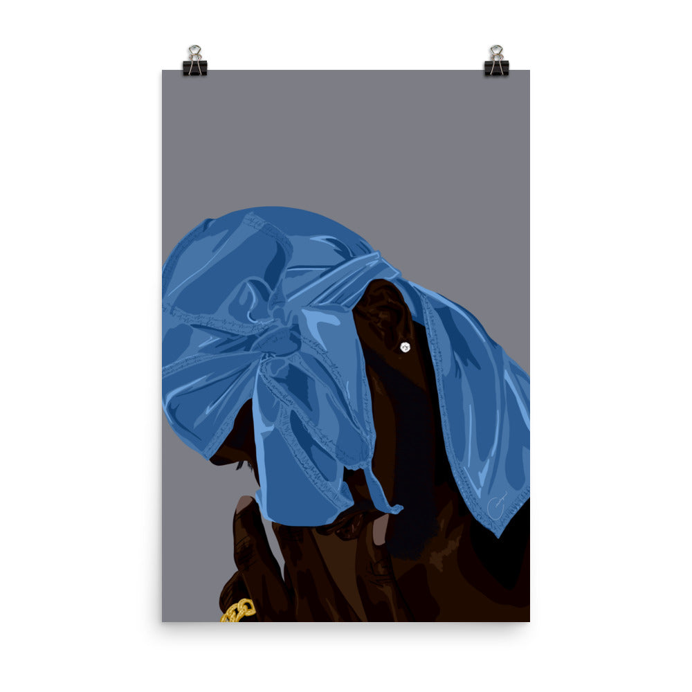 Durag (Blue) Print