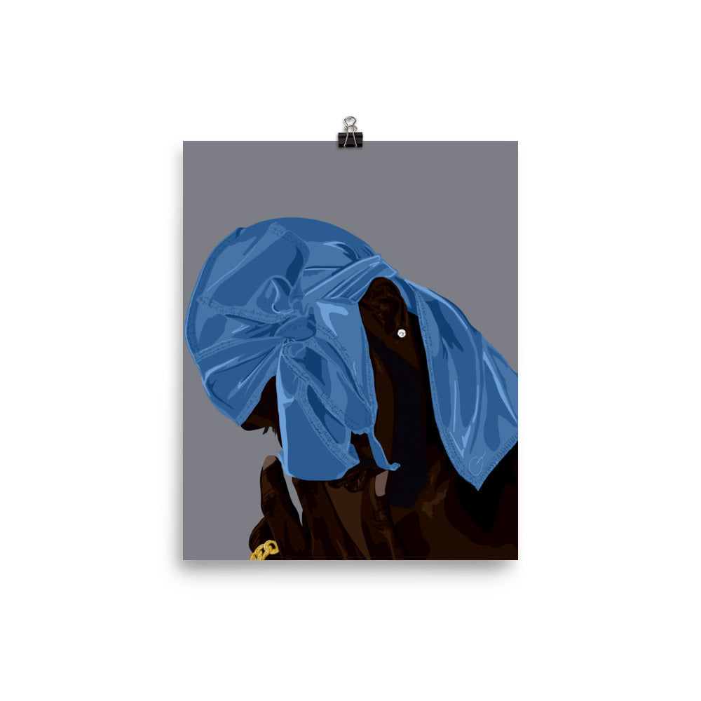 Durag (Blue) Print