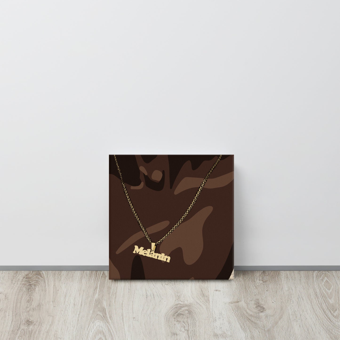 Melanin Necklace Canvas