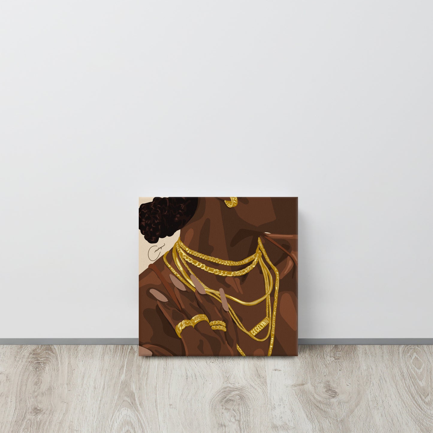 Dripped In Gold Canvas