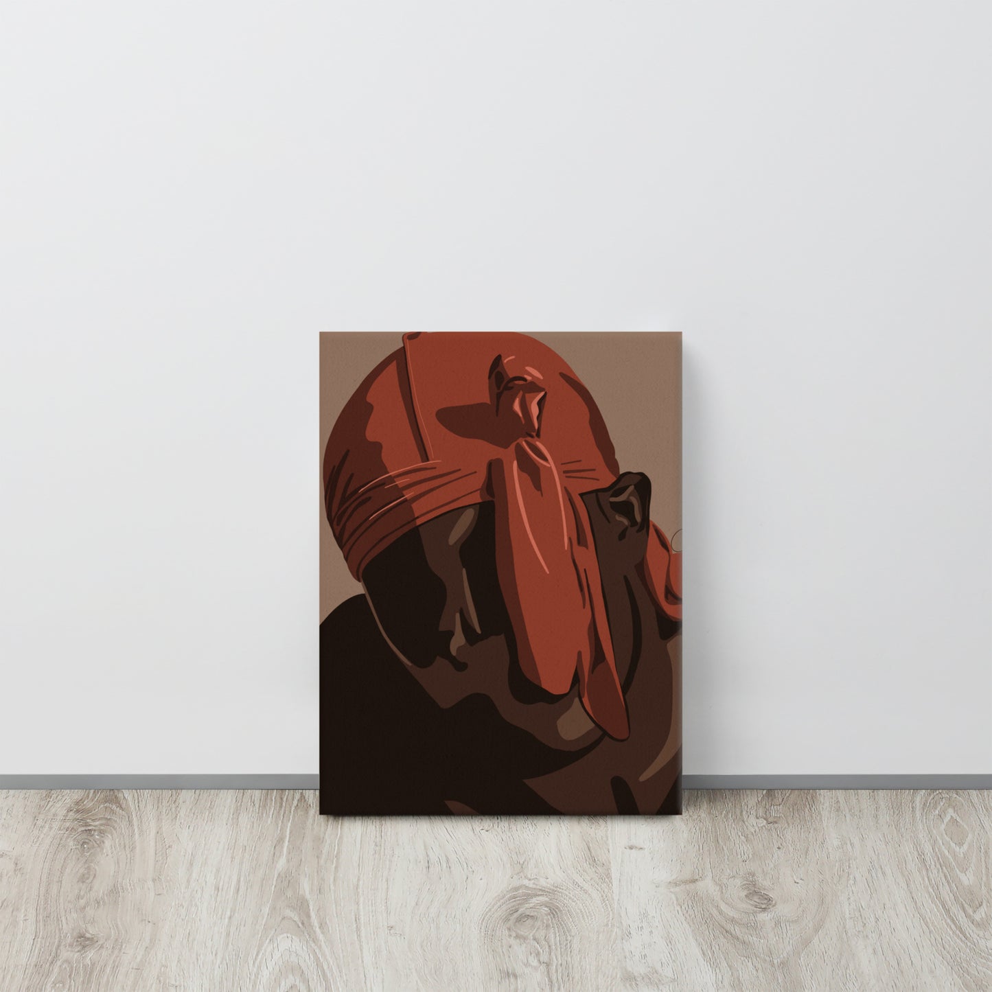 Orange Durag Canvas