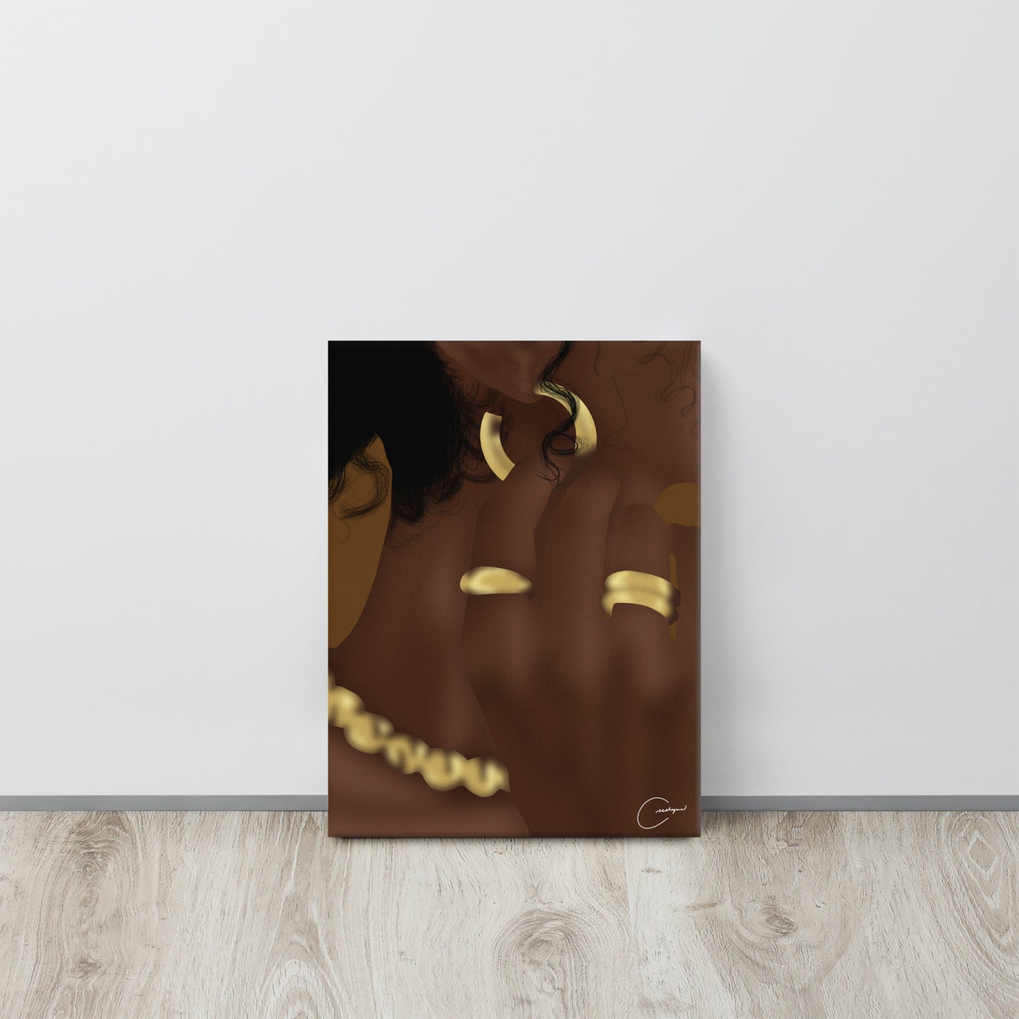 Gold Details Canvas