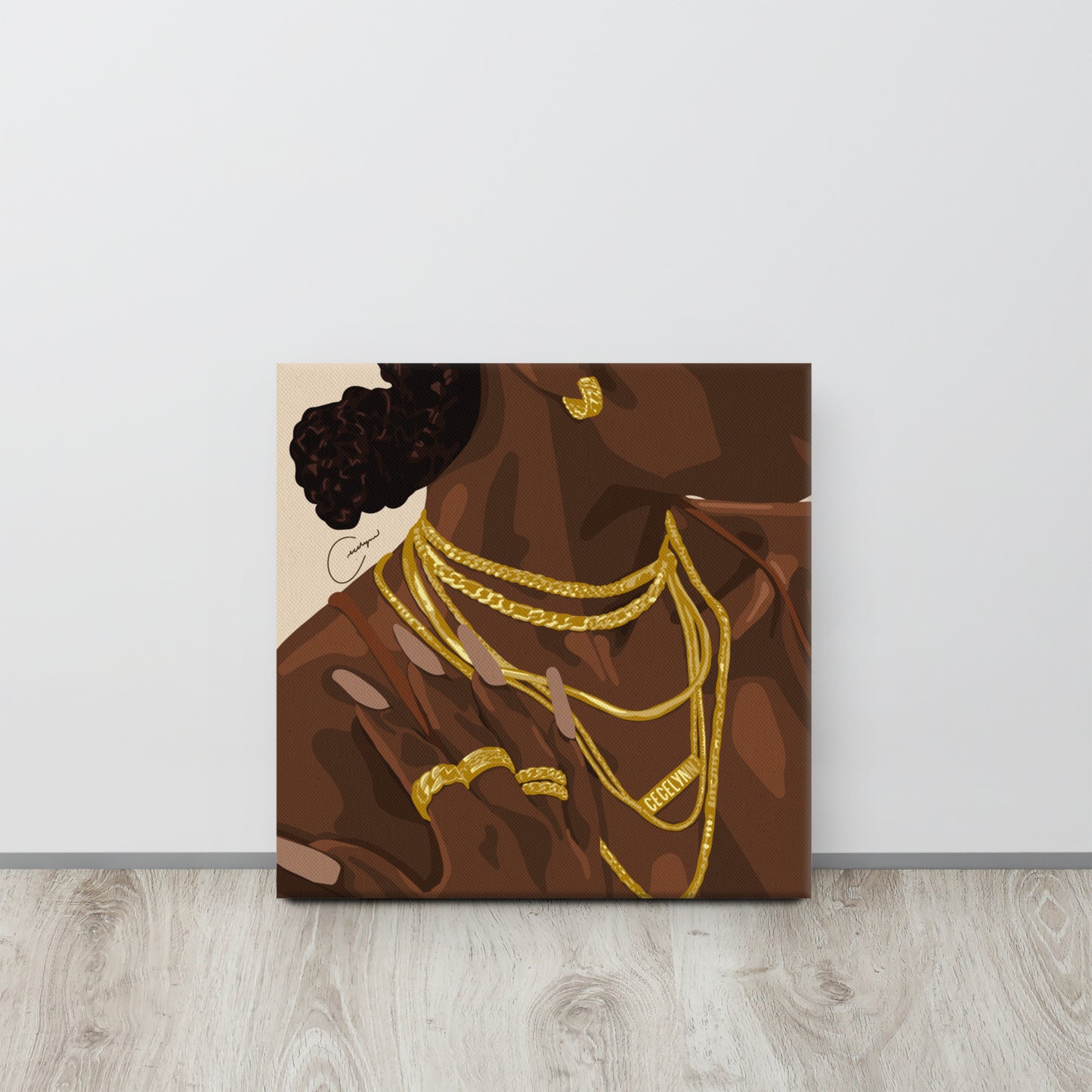 Dripped In Gold Canvas