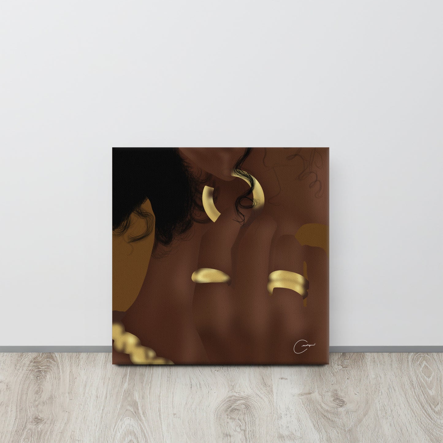 Gold Details Canvas