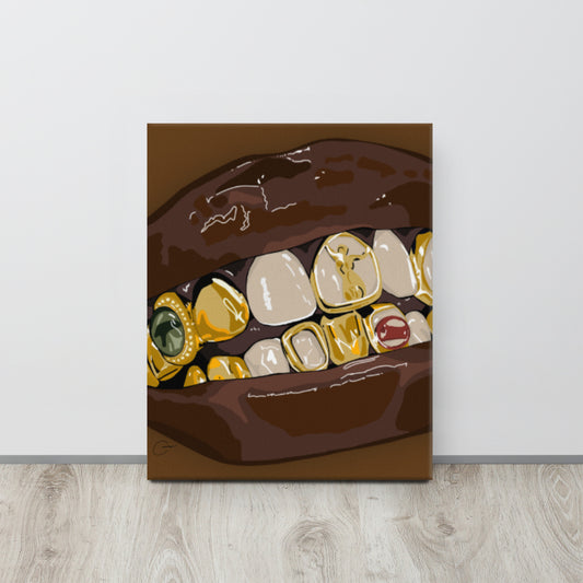 Glossy Grillz Canvas