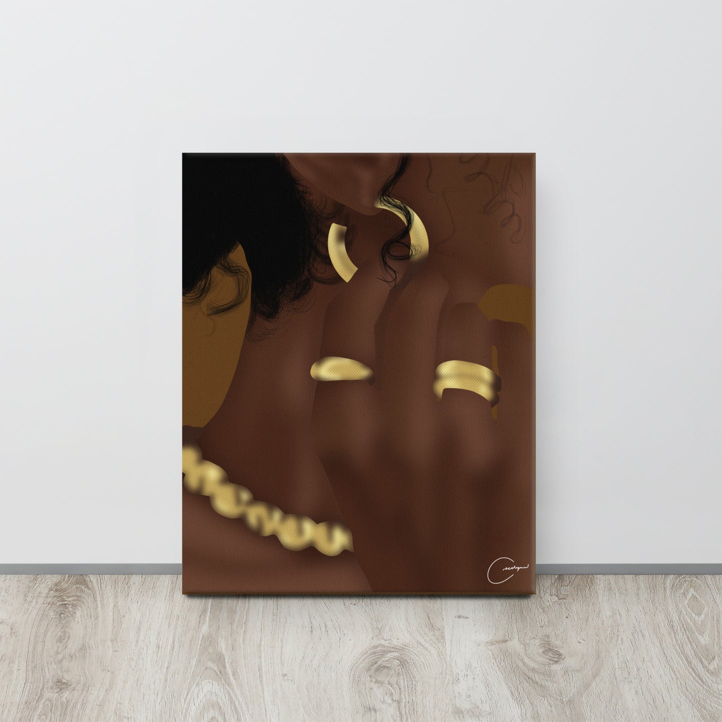 Gold Details Canvas