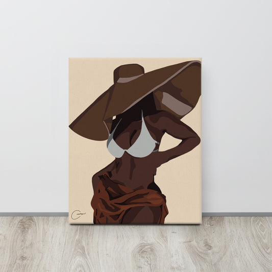 Beach Babe Canvas