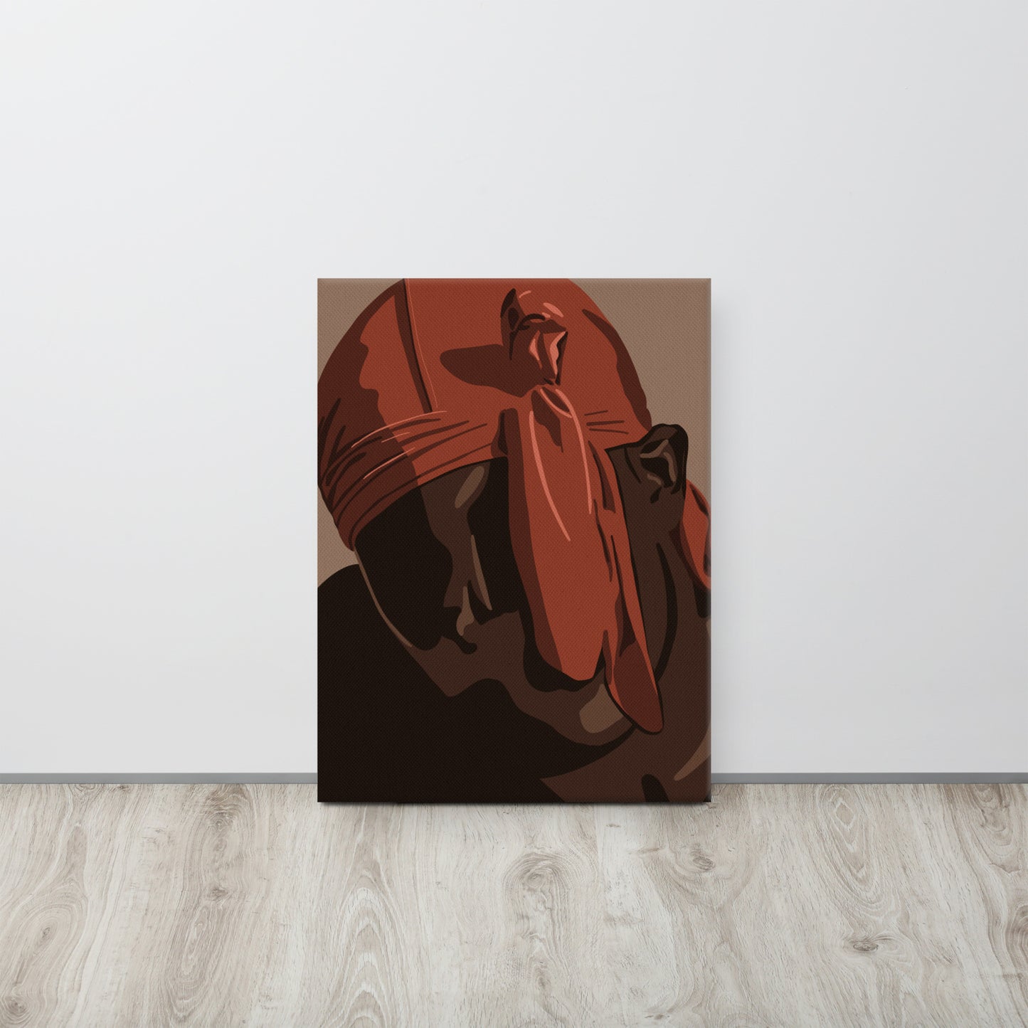 Orange Durag Canvas