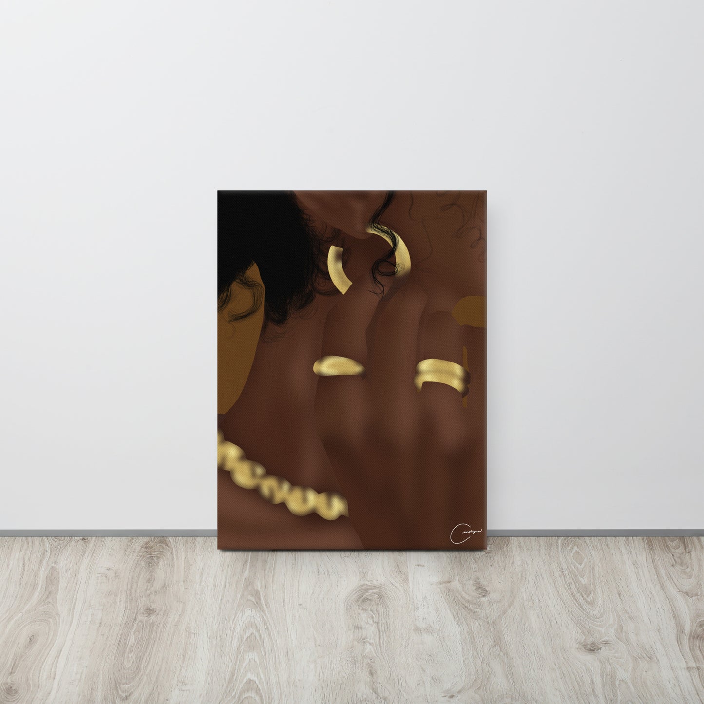 Gold Details Canvas