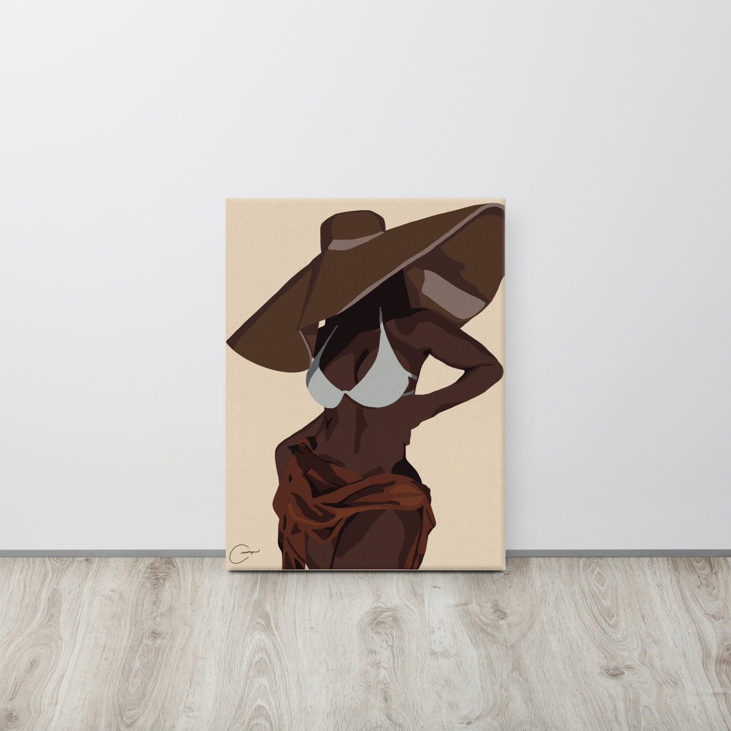 Beach Babe Canvas