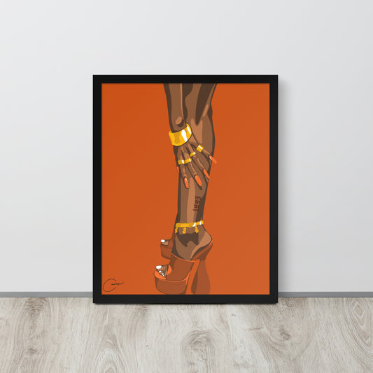 Final Touches Framed Print