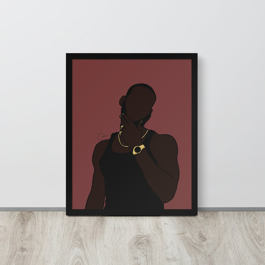 Kofi Framed Print