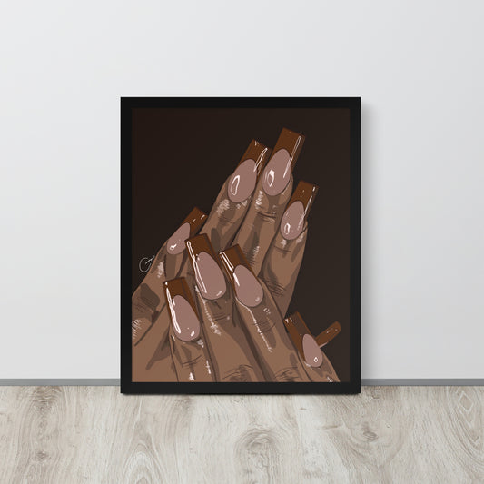 Fresh Set Framed Print