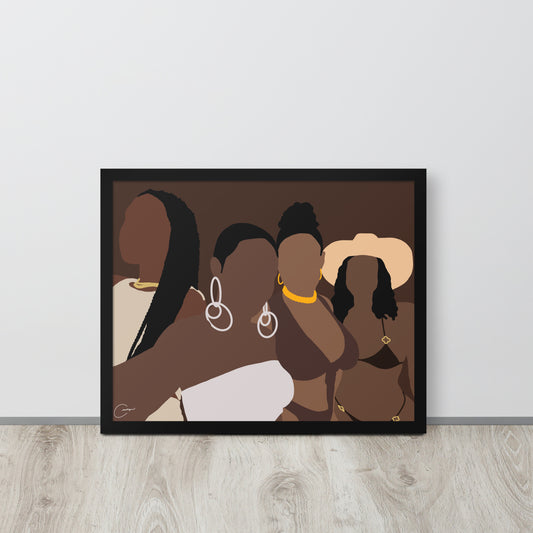 Girls Trip Framed Print