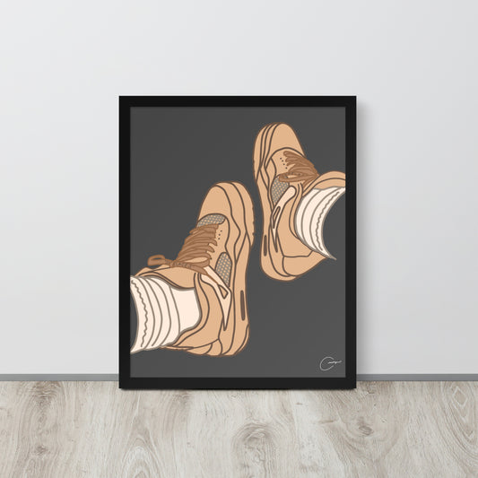Sneakerhead Framed Print
