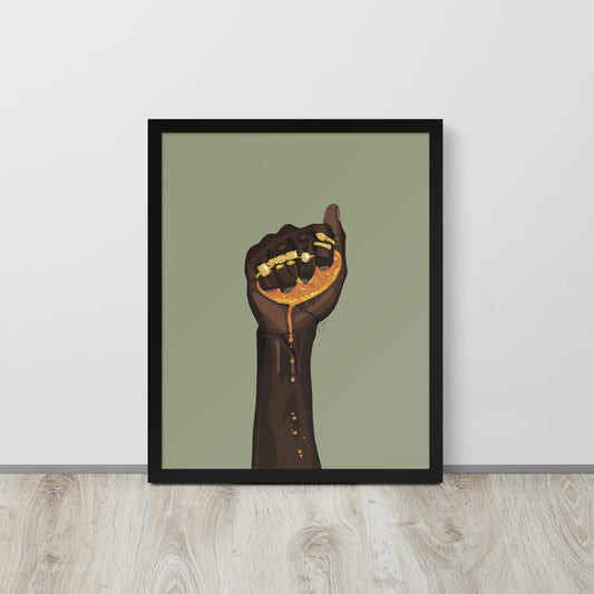 Juicy Framed Print