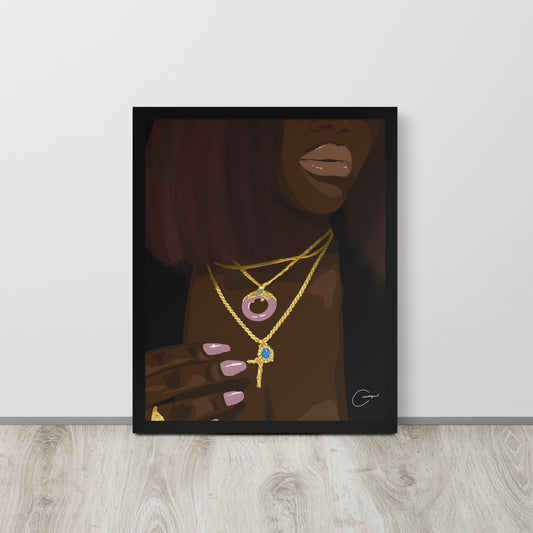 Layered Up Framed Print