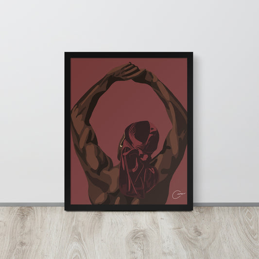 Morning Stretch Framed Print