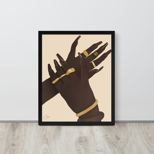 Vibe Season Framed Print
