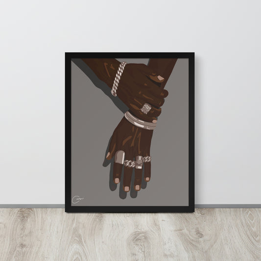 Masculine Energy Framed Print
